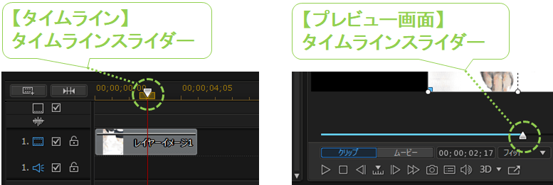 用語集_タイムラインスライダー_タイムライン_プレビュー画面_イメージ_パワーディレクター