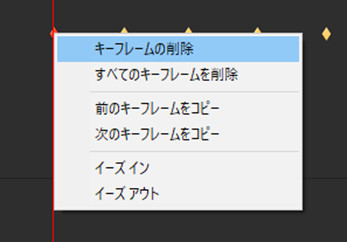 パワーディレクター_キーフレーム_操作方法_微調整_キーフレームの削除_種類