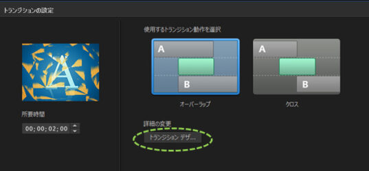 パワーディレクター_トランジション_操作方法_合成_トランジションデザインへの入り口