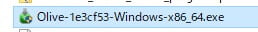 olive_オフィシャルサイトからダウンロード_セットアップウィザードのzip